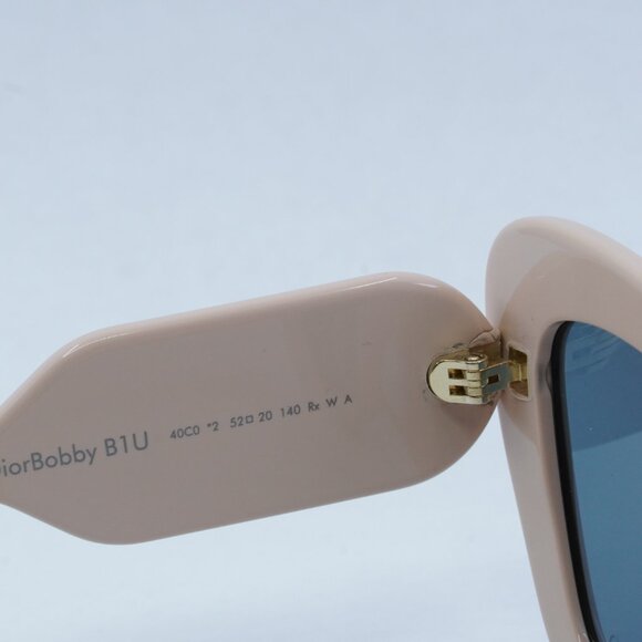 Dior DIORBOBBY B1U 40C0 Sunglasses Pink Butterfly Frame, Green Lenses main image 4